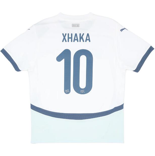 (image for) Xhaka #10 Switzerland Away Jersey Euro 2024